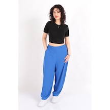 Puane 18166 Kadın Pantolon Ss 18166-66-R2083 Saks Mavi