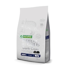 Nature's Protection Superior Care Koyu Renk Tüylü Köpekler İçin Kümes Hayvanlı Tüm Irklar İçin Yetişkin Köpek Maması 1.5kg