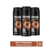 3 Adet Axe Dark Temptatıon Bay Parfüm Kofre 150 Ml