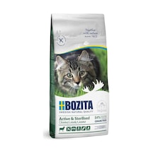 Bozita Active Kuzu Etli Kısırlaştırılmış Tahılsız Yetişkin Kedi Maması 10 KG