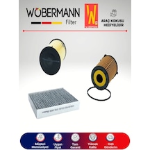 Wöbermann Ford Focus 1.6 TDCI Filtre Bakım Seti 2007-2010 3'lü Karbonlu
