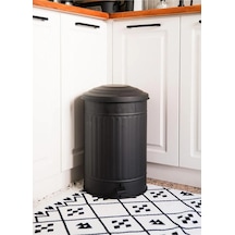 The Mia Çöp Kovası Mutfak 37 Litre Siyah MGL0002 Siyah