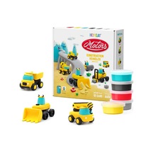Hey Clay Yaratıcı Kil Seti - Construction Vehicles Çok  Renkli