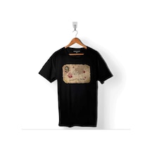 Pîrî Piri Reis Eski Dünya Haritası Kitab-ı Bahriye Baskılı Tişört Unisex T-shirt 001