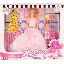 207 Ayakkabı Setli Candy Girl Bebek -toys