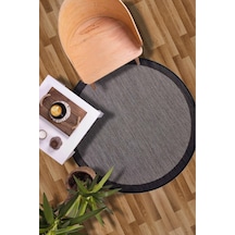 Saraz Halı Sisal Jut 9715 Siyah