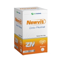 Newvit Çinko Picolinat İçeren Gıda Takviyesi 60 Tablet
