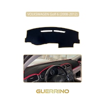 Volkswagen Golf 6 2008-2012 Torpido Koruma Halısı Bej Kenar
