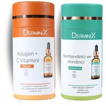 Derminix Arındırıcı ve Nemlendirici Peeling Serum 30 ML + Kolajen Vitamin C Serum 30 ML