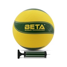 Voleybol Topu Pompalı Dahil Set Kauçuk Beta Dikişsiz Yekpare Üretim Açık Gri