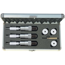 Fett As-208618 2-3 mm Asimeto Dijital 2 Ve 3 Nokta Temaslı İç Çap Mikrometre Seti