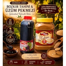 Sabıroğlu Bozkır Tahini 1 KG + Pekmez Üzüm Pekmezi 950 G