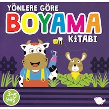Yönlere Göre Boyama Kitabı 3-5 Yaş- Çikolata Yayınevi