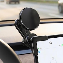 Magsafe Uyumlu Araç İçi Telefon Tutucu - Tesla Ve Tüm Araç Ekranı Arkası Montaj - 360 Dönebilen Katlanabilir G Diğer