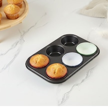 Guardini Gardenia Muffin 6'lı Kek Kalıbı 27x18,5 Renkli