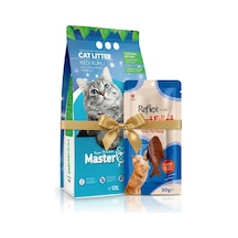 Aktif Karbonlu Kedi Kumu 10l Kedi Ödülü Hediyeli Paket