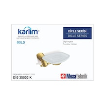 Boheme Karlim Dicle Serisi Sabunluk Gold