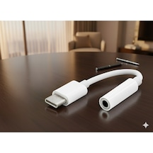 Tüm Typc Olan Telefonlara Uyumlu Kulaklık Çevirici Aux 3.5mm Dönüştürücü Adaptör Type-c 1 Adet