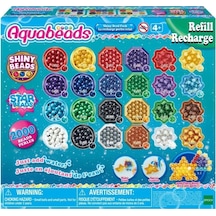 Mey İthalat 31995 Aquabeads Parlak Boncuk Paketi Yedek Paket 2000 Parça +4 Yaş