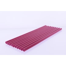 Winnboss Sıcak Silikon Mum Çubuk Kırmızı - Kalın 11x300mm 10 Lu Paket