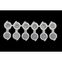 Wingard Wg02 Kapaklı Boya Saklama Kabı,6 Gözlü, 6x4,5 Ml.-54773