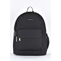 Sisley Okul Sırt Çantası Unisex Çok Gözlü Günlük Seyahat Sırt Çantası Siyah 12913