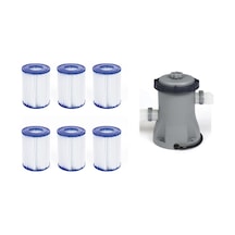 Bestway İntex Havuzlarla Uyumlu Devirdaim Motoru 1249lt Filtre Seti BW715
