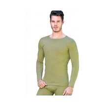 Erkek Haki Termal Üst Uzun Kollu Içlik Fanila Thermal Model No-0126 Haki Yeşil