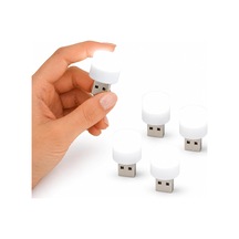5 Adet Usb Mini Led Lamba, Beyaz Işık, Tak Çalıştır, Kompakt Usb Aydınlatma