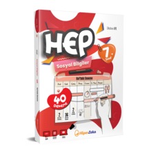 7. Sınıf Haftalık Hep Sosyal Bilgiler 40 Deneme - Hiper Zeka