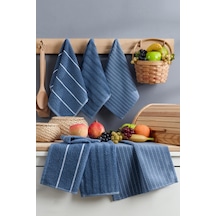 Conzaliza 30x50 Cm 6'lı Mutfak Havlusu - Lacivert Lacivert