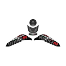 GP Kompozit Ducati Multistrada 1260 S 2015-2018 Uyumlu Tank Pad Seti Siyah