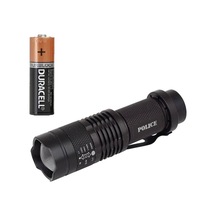 Cree Q5 Led Zoomlu Pilli Mini Feneri 14500 Pil İle Çalışma Özelliği Evimdeyokyok