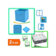 12 Bölmeli Mozaik Desen Organizer + Çok Amaçlı Dolap İçi Düzenleyici Kutu - 2li Set Zx456 Belirtilmemiş