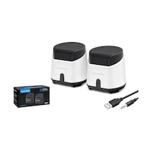 HADRON HD6024W SPEAKER PC BEYAZ 8.5*9*9 CM