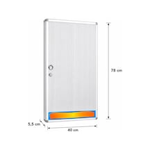 120'li İthal Alüminyum Anahtar Dolabı 40x78x5,5 Cm Gri