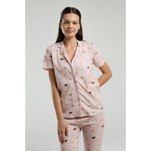 Rolypoly Kadın Beyaz Gömlek Pijama Beyaz
