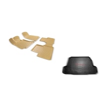 Rizline Seat Altea 3D Paspas Bej+Bagaj Havuzu