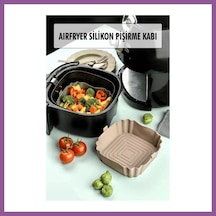 Bezos Bütün Airfryer'lere Uyumlu Vizon Silikon Pişirme Kabı Rengaren