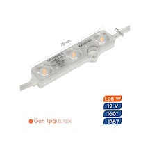 12v 1.08w Gün Işığı Samsung Modül Led 20 Adet