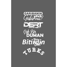 Oto Arka Cam Sticker Model 49 Beyaz 40 20 Cm7226