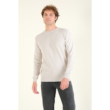 Giyim Dünyası Erkek Desenli Sıfır Yaka Kazak Taş 001 Giyim Dünyası Erkek Desenli Sıfır Yaka Kazak Taş 001