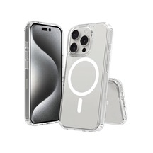 İle Uyumlu İphone 16 Kılıf M-safe Şarj Özellikli Şeffaf Sert Pc Embos Kapak Şeffaf Sku: Smg8690010120076
