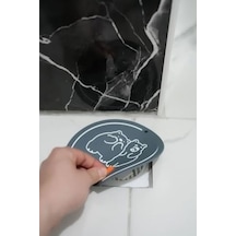 Kokulu Banyo Mutfak Lavabo Silikon Gider Kapatıcı Mat Kapak Gider Koku Önleyici Gider Kapatıcı Gri Elastik Gider Gri 12 Izgara