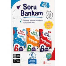 6. Sınıf Ata Süper Türkçe - Matematik - Fen Bilimleri Soru Bankam Seti