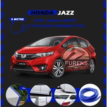 Honda Jazz Oto Araç Kapı Koruma Fitili 5metre Parlak Mavi Renk
