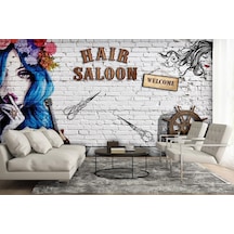 Kuaför Salonu Duvar Kağıdı (359595403)
