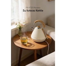 Fressi FR-KT07 Retro Mavera 1,7 L Ahşap Kulp Detaylı Kettle Su Isıtıcısı