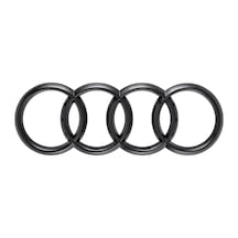 Audi Sport Rings Audi Amblemi - Siyah Bagaj Arkası