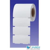 38x100 Mm Lamine Karton Market Raf Etiketi Yandan Çeltikli 500'lü